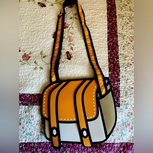 Jump From Paper - Cheese Orange Shoulder Bag NEW